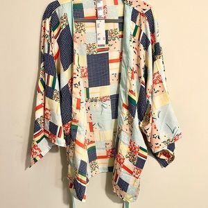 BNWT urban outfitters patchwork kimono